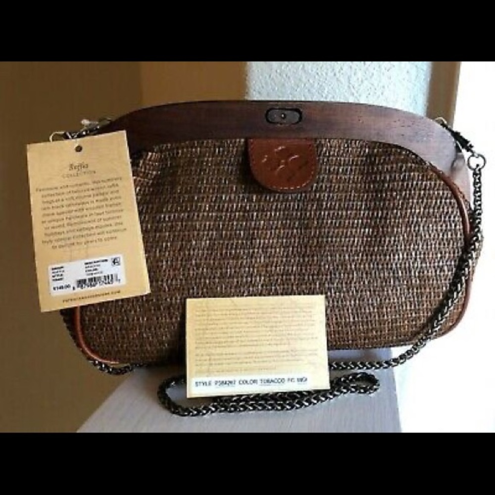 Patricia NashTobacco woven raffia gracchi